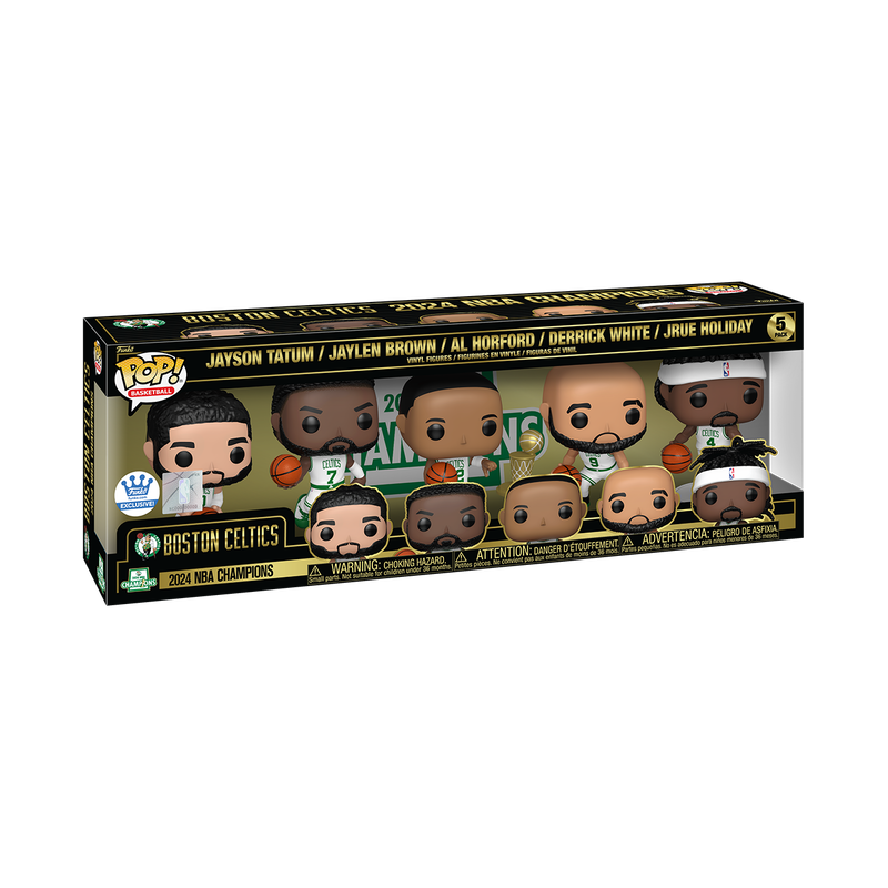 (PRE-ORDER) Funko POP! Basketball: Boston Celtics 2024 NBA Champions 5-Pack (Funko Shop)