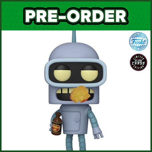 (PRE-ORDER) Funko POP! Animation: Futurama - Bender GLOW CHASE #1757 (FSE)