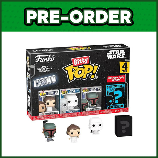 (PRE-ORDER) Funko Bitty POP! Star Wars: Princess Leia 4-Pack