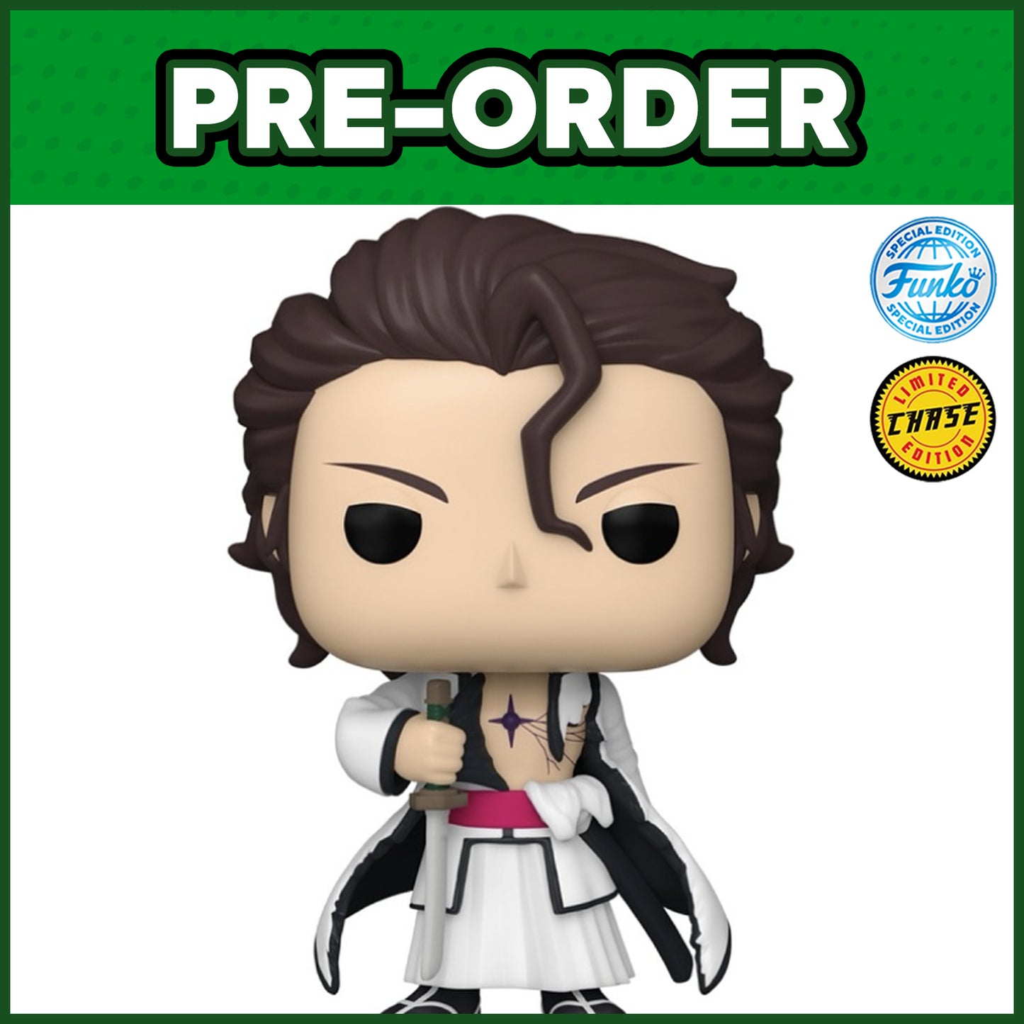 (PRE-ORDER) Funko POP! Animation: Bleach - Sosuke Aizen CHASE #1840 (FSE)