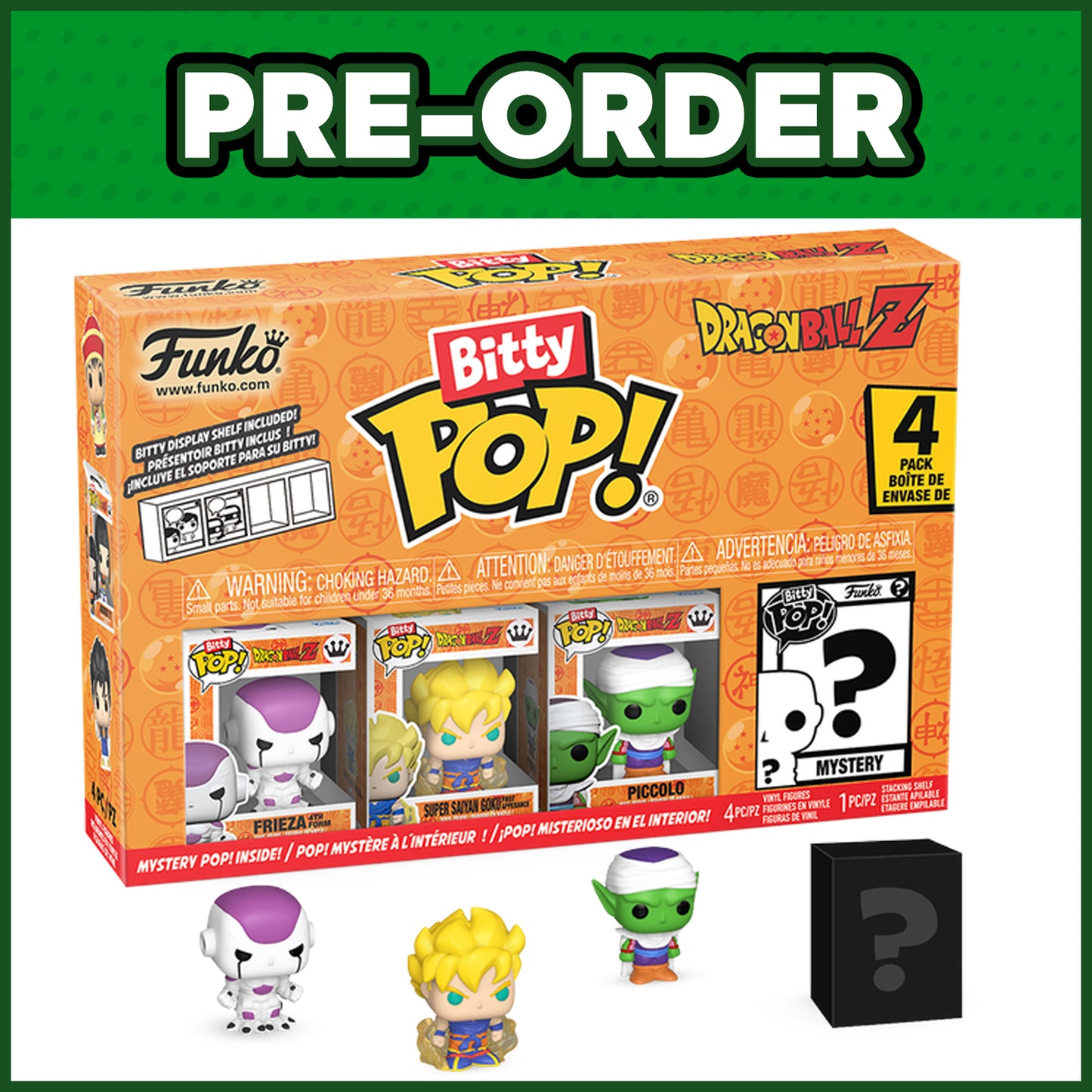 (PRE-ORDER) Funko Bitty POP! Dragon Ball Z: Frieza 4-Pack