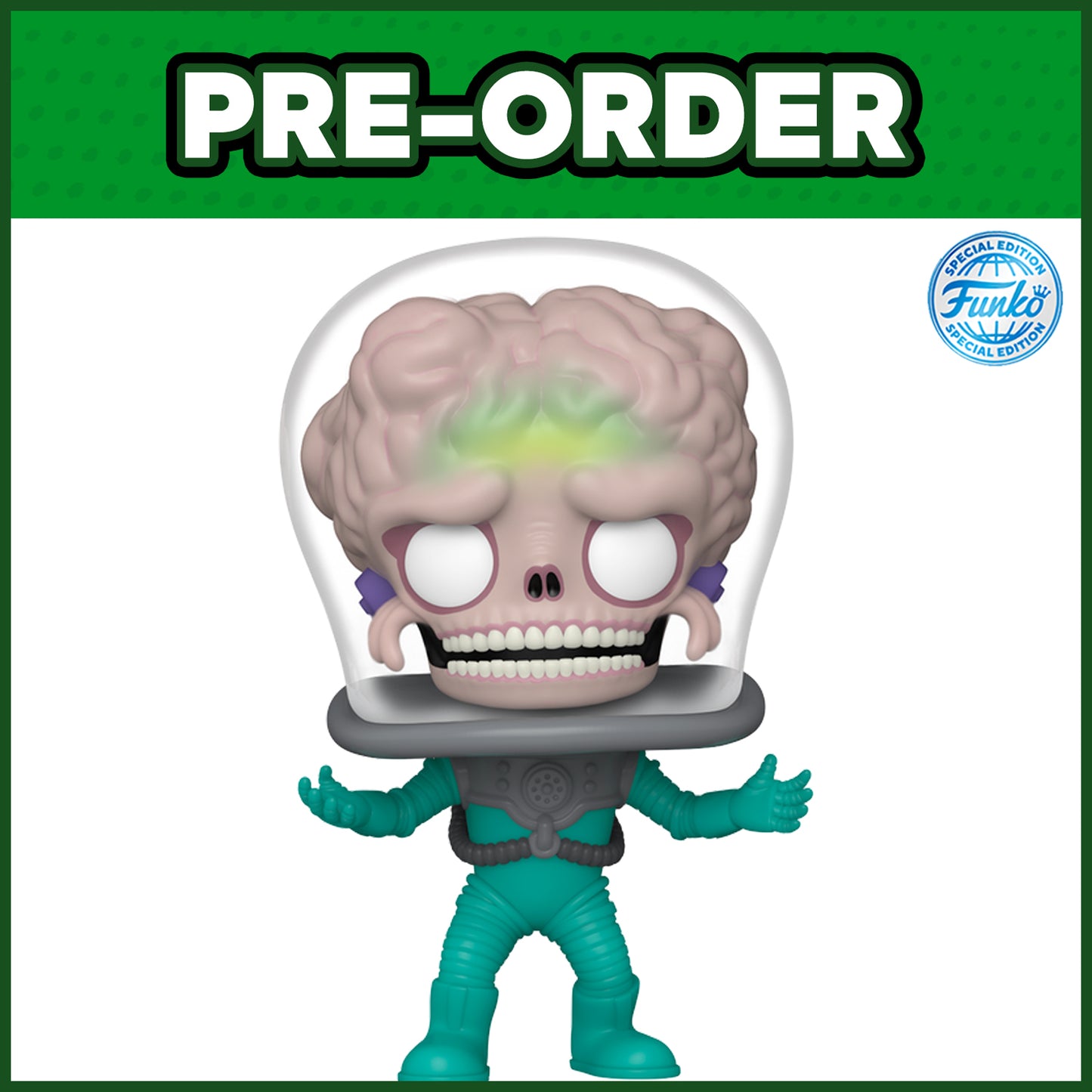 (PRE-ORDER) Funko POP! Movies: Mars Attack - Martian Soldier #1877 (FSE)