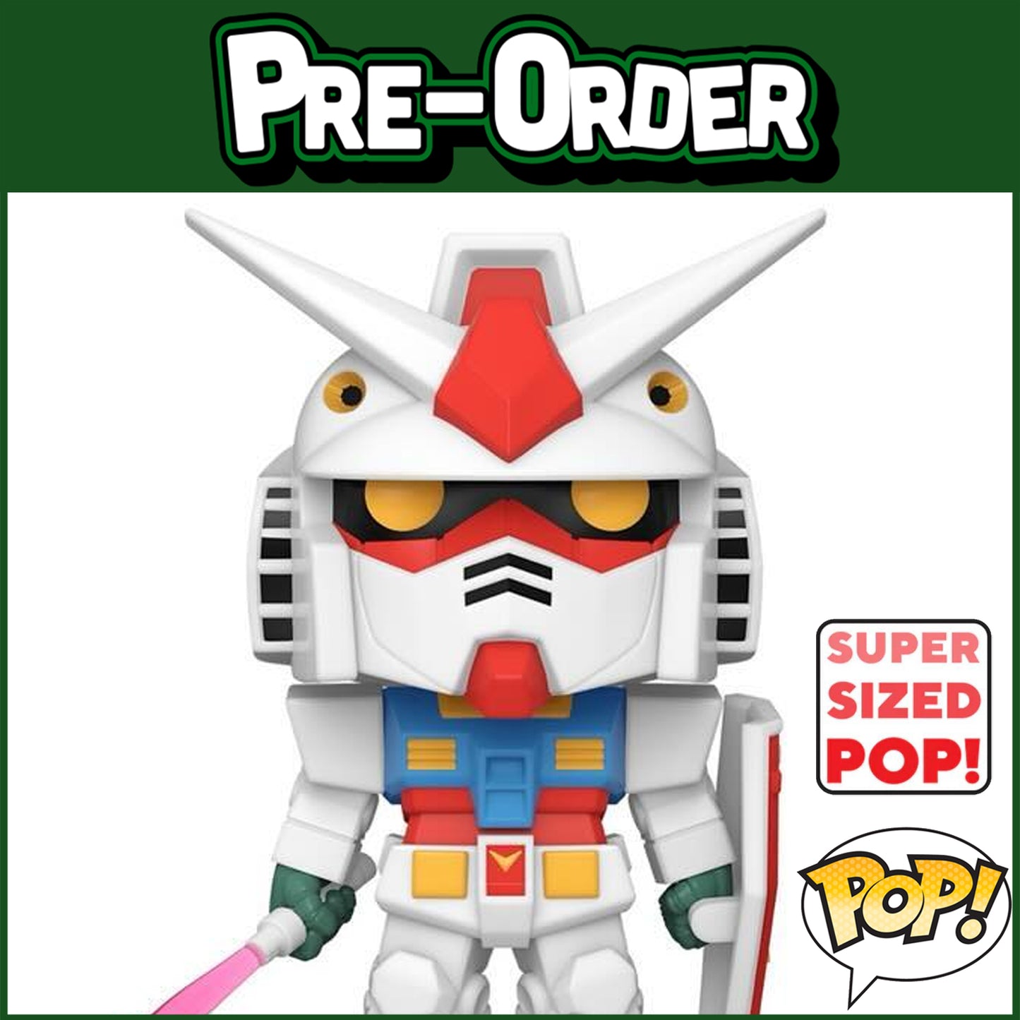 (PRE-ORDER) Funko POP! Animation: Mobile Suit Gundam - RX-78-2 Gundam 6" #1716