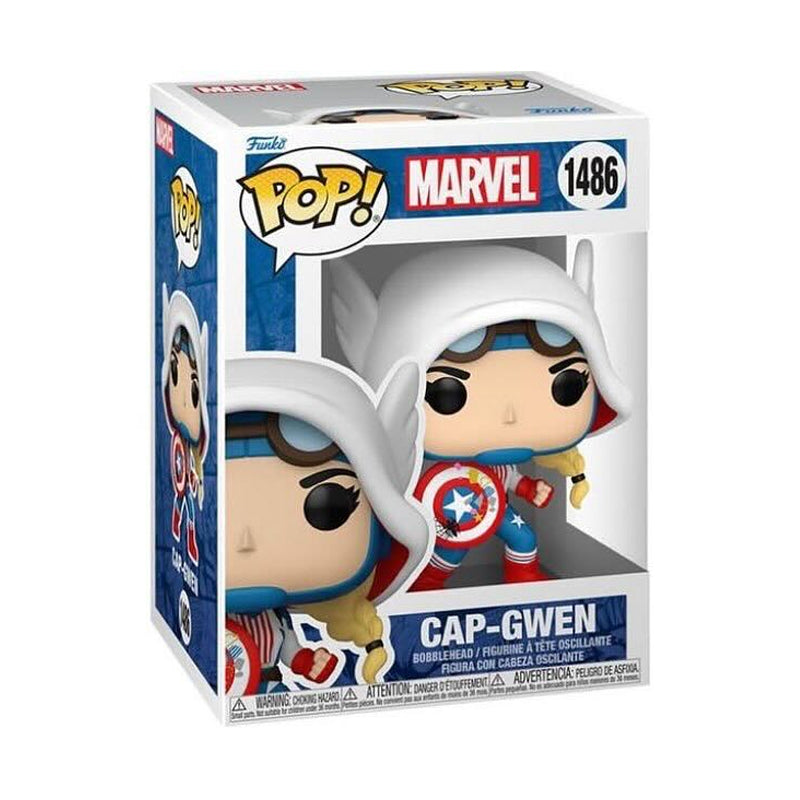 (PRE-ORDER) Funko POP! Marvel: Spider-Gwen Gwenverse - Cap-Gwen #1486