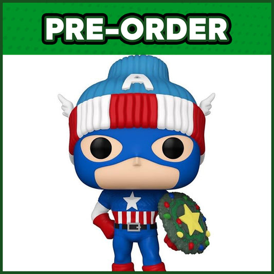 (PRE-ORDER) Funko POP! Marvel: Holiday - Captain America #1438