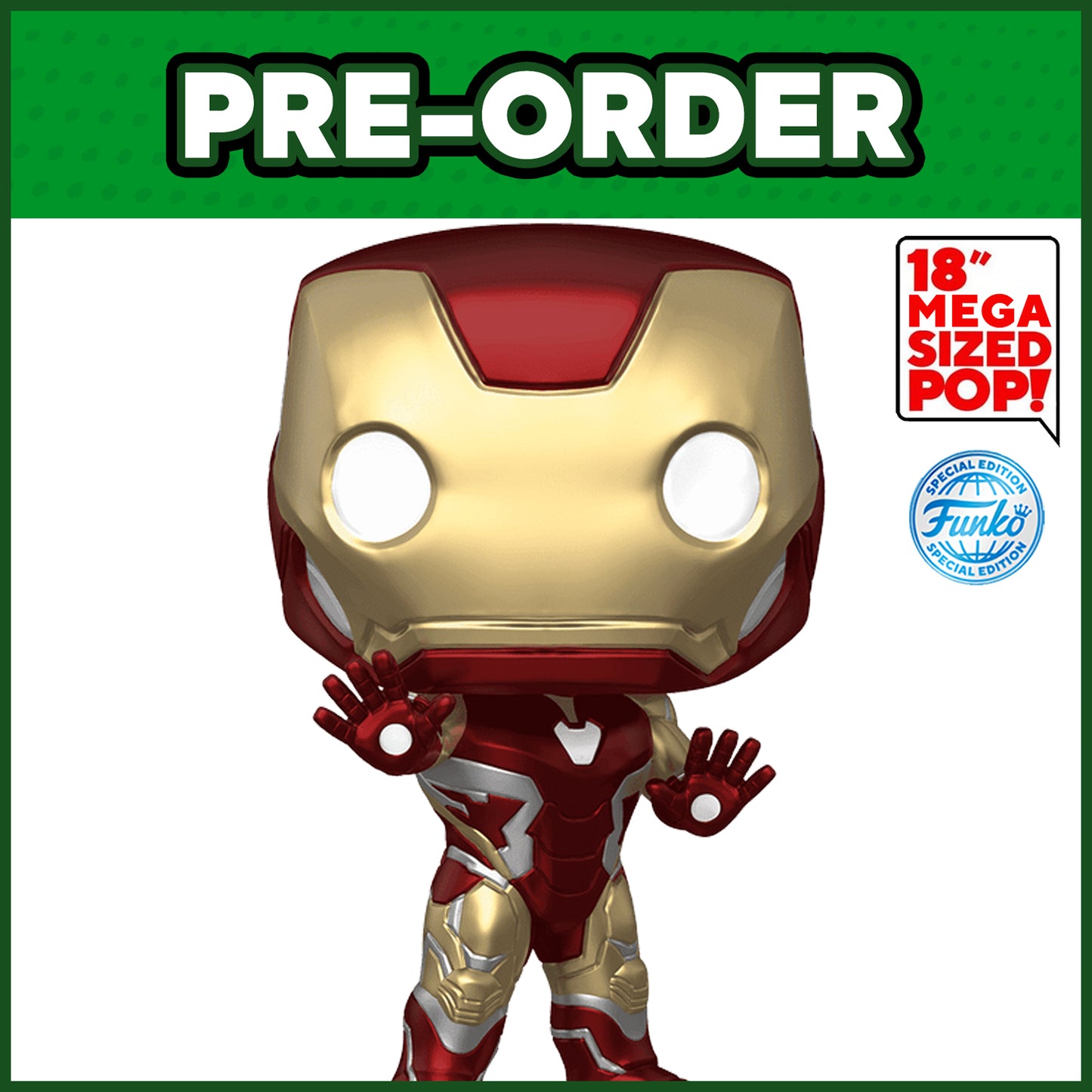 (PRE-ORDER) Funko POP! Mega: Marvel - Iron Man 18" (FSE)