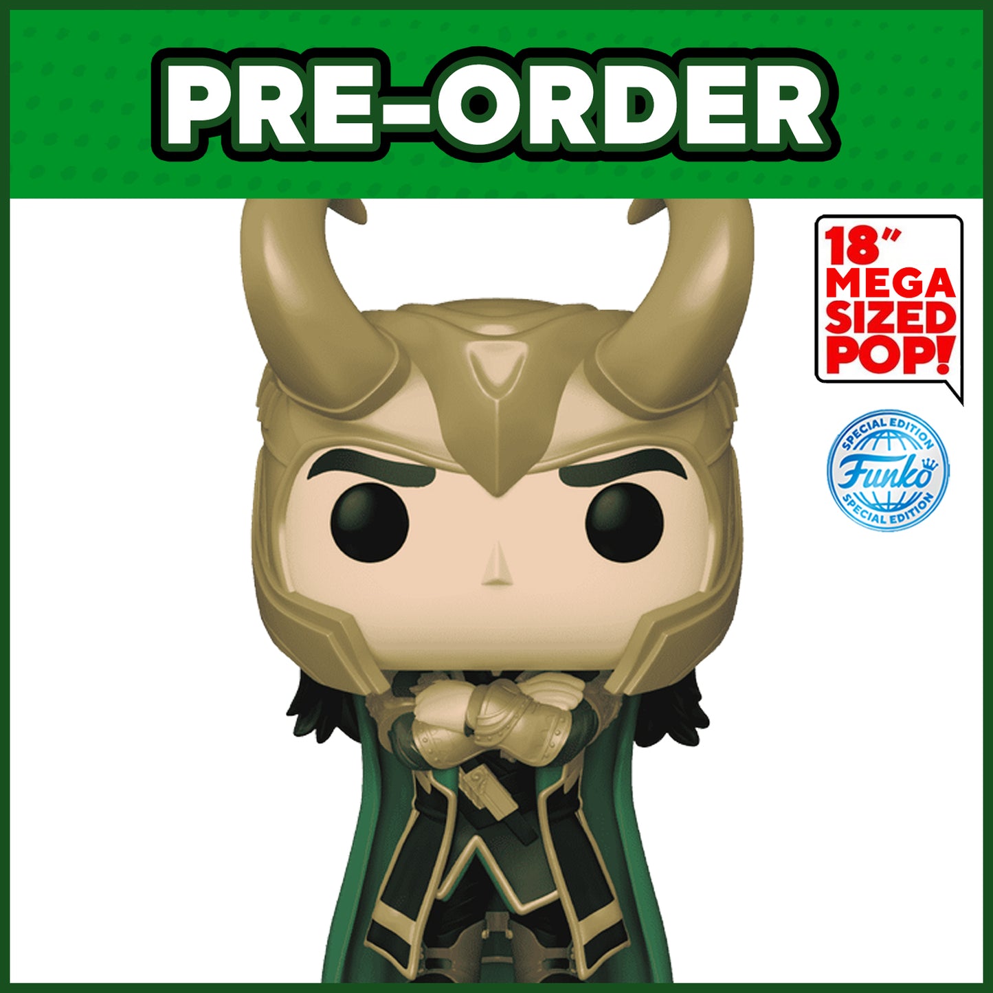 (PRE-ORDER) Funko POP! Mega: Marvel - Loki 18" (FSE)