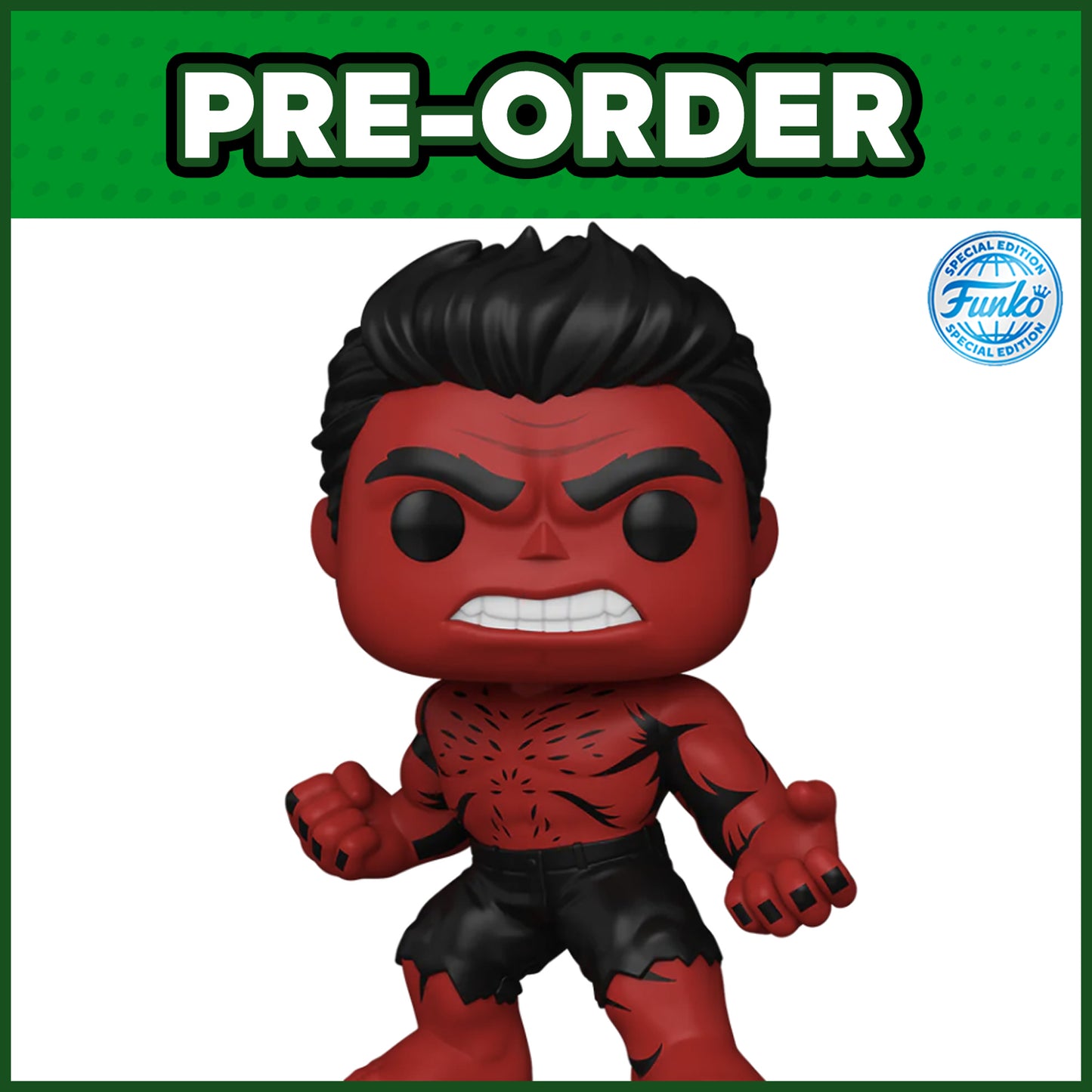 (PRE-ORDER) Funko POP! Marvel: Captain America Brave New World - Red Hulk (Retro) 6" #1338 (FSE)