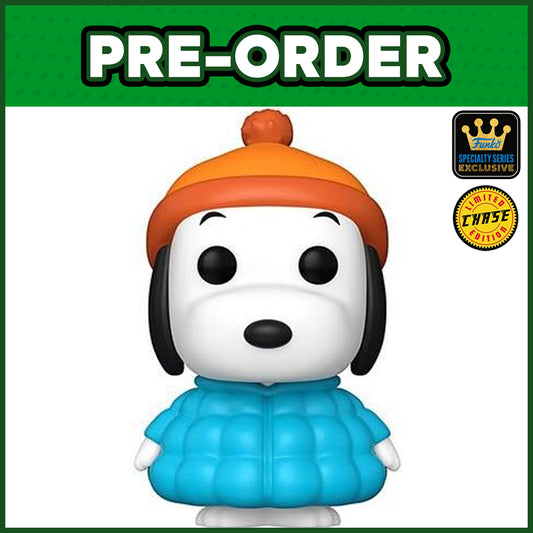 (PRE-ORDER) Funko POP! Television: Peanuts - Snoopy in Coat CHASE #1681 (Funko Specialty Series)