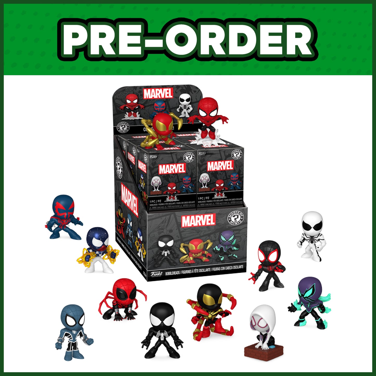 (PRE-ORDER) Funko Mystery Minis: Marvel - Spider-Man (Box of 12)